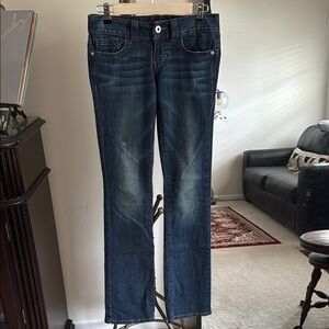 Medium-dark wash Guess bootcut jeans